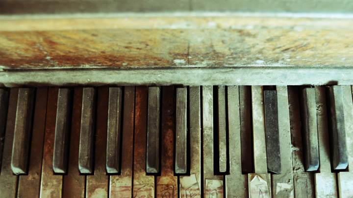 Old Broken Piano